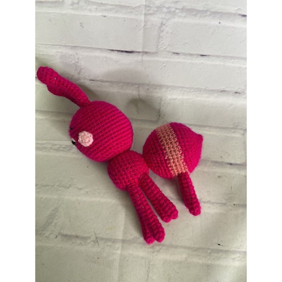 Bumble Nums Ant Super Simple Songs Red Crochet Doll Toy Handmade Amigurumi - Picture 2 of 4